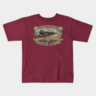 Cheshire Lines Railroad 1863 Kids T-Shirt